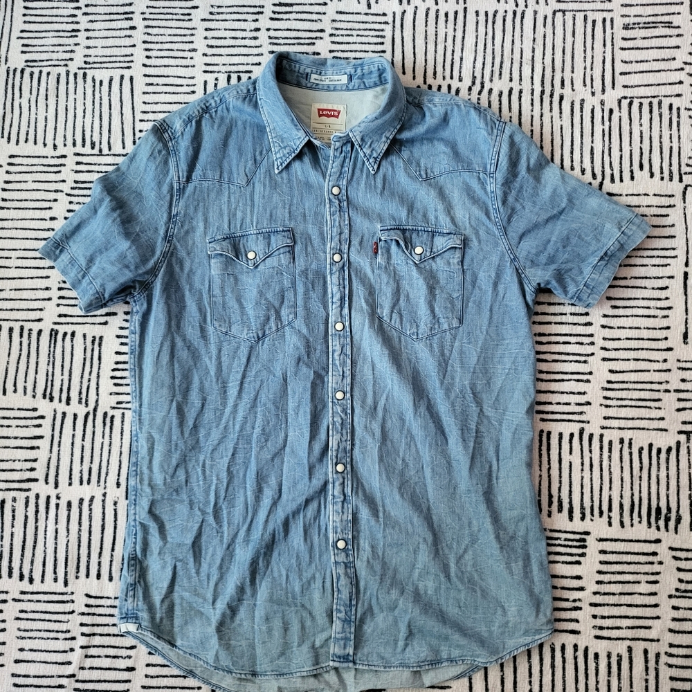 Levis denim shirt
